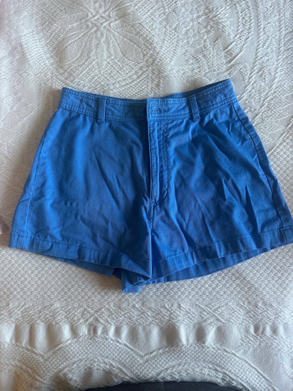 Billabong Women's Bright Blue Flat Front Shorts